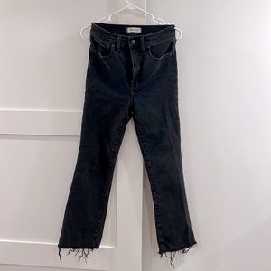 Madewell Cali Demi-Boot Jeans in Bayland Wash: Raw-Hem Edition
